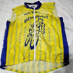 Voler Vintage Woman Size L cycling jersey large USA by Team Apparel Inv004